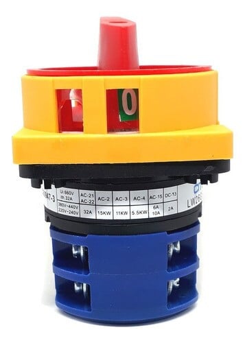 LW26GS-32A CHAVE ROTATIVA 4 POLOS COM TRAVA PARA CADEADO