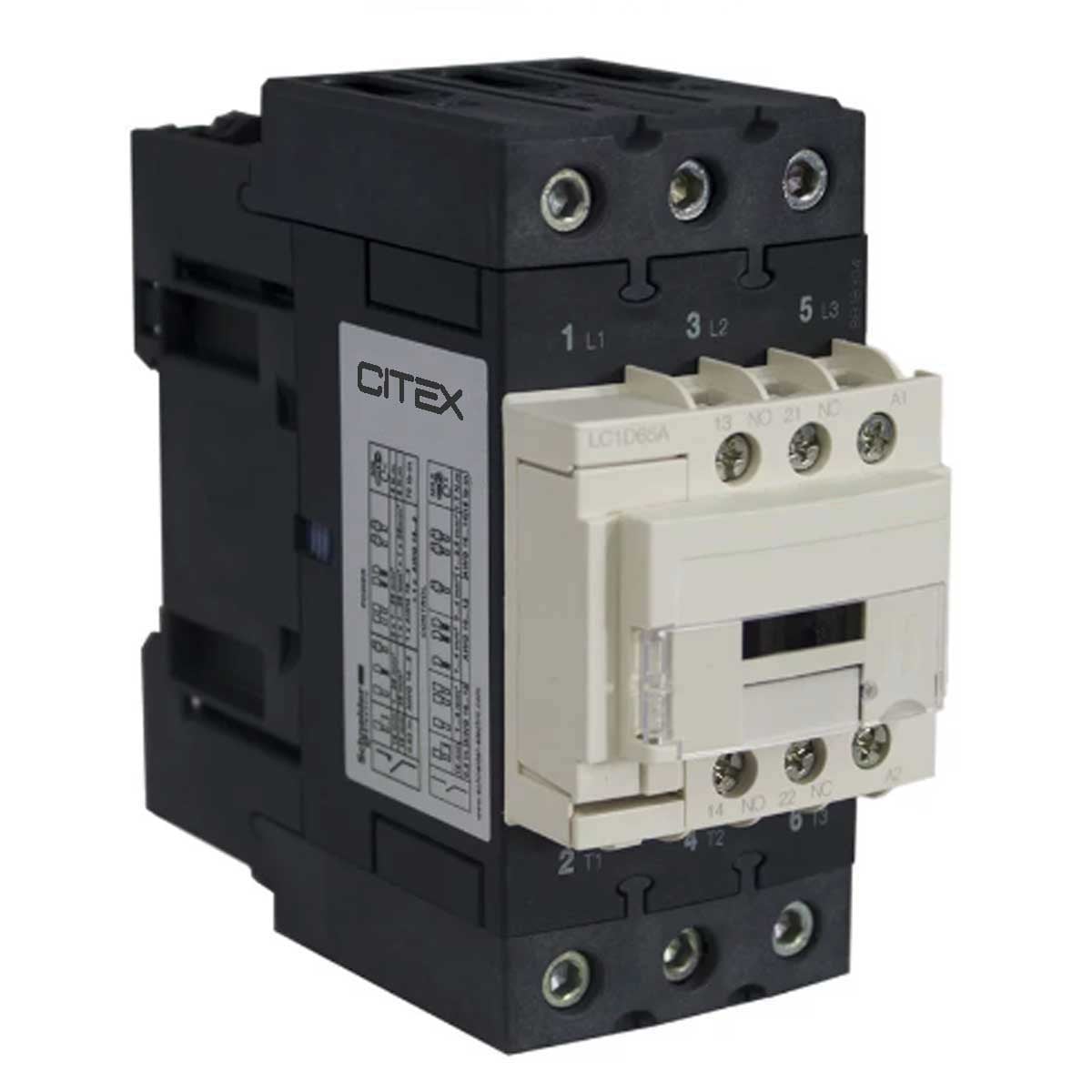 LC1D65A M7 220V 50/60HZ CONTATOR TRIPOLAR +1NA +1NF