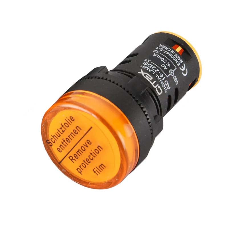 AD16-22DS-Y 12-24VCA/CC SINALEIRO LED AMARELO 22mm