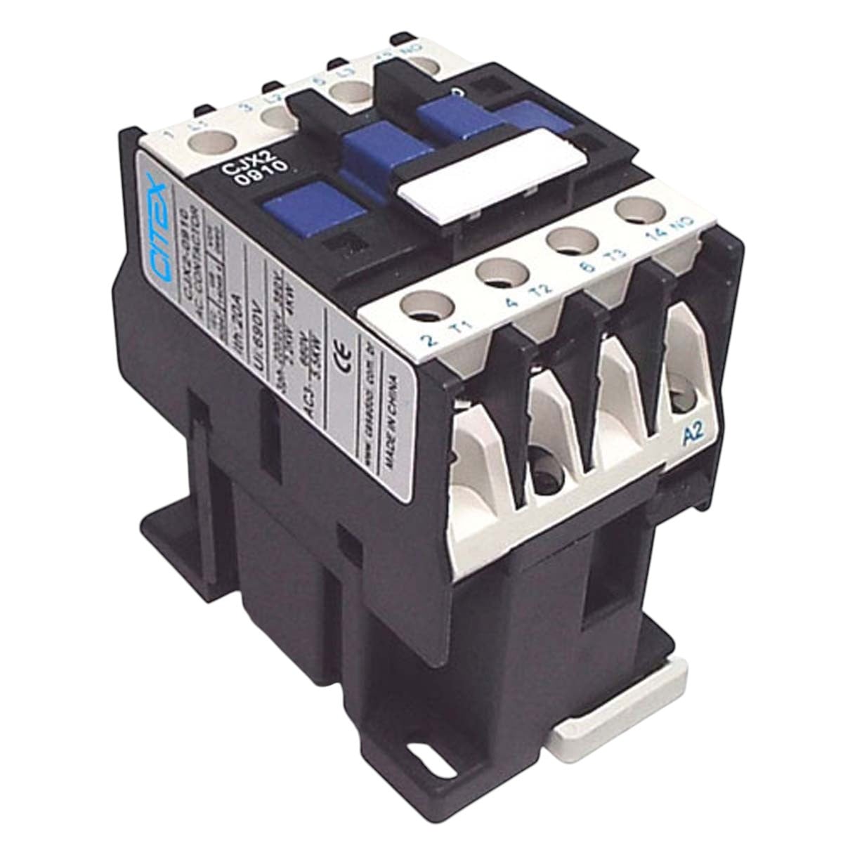CJX2-0910 BOBINA 110V 50/60HZ CONTATOR TRIPOLAR 9A +1NA