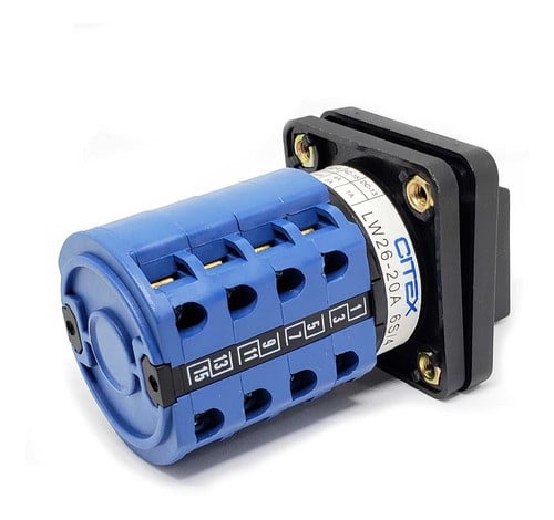 LW26-20 6S/4 CHAVE ROTATIVA MOTOR DE 2 VELOCIDADES DAHLANDER