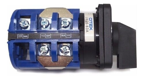 LW26-63 6N/3 CHAVE ROTATIVA REVERSORA PARA MOTOR