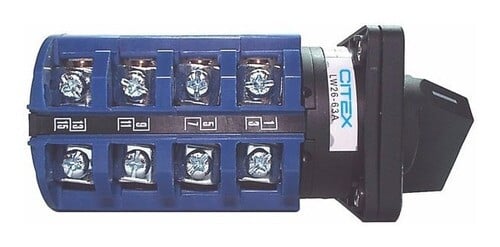 LW26-63 6S/4 CHAVE ROTATIVA MOTOR DAHLANDER 2 VELOCIDADES