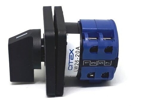 LW26-20 0-1-2-3-4 CHAVE ROTATIVA SELETORA UNIPOLAR (1325)
