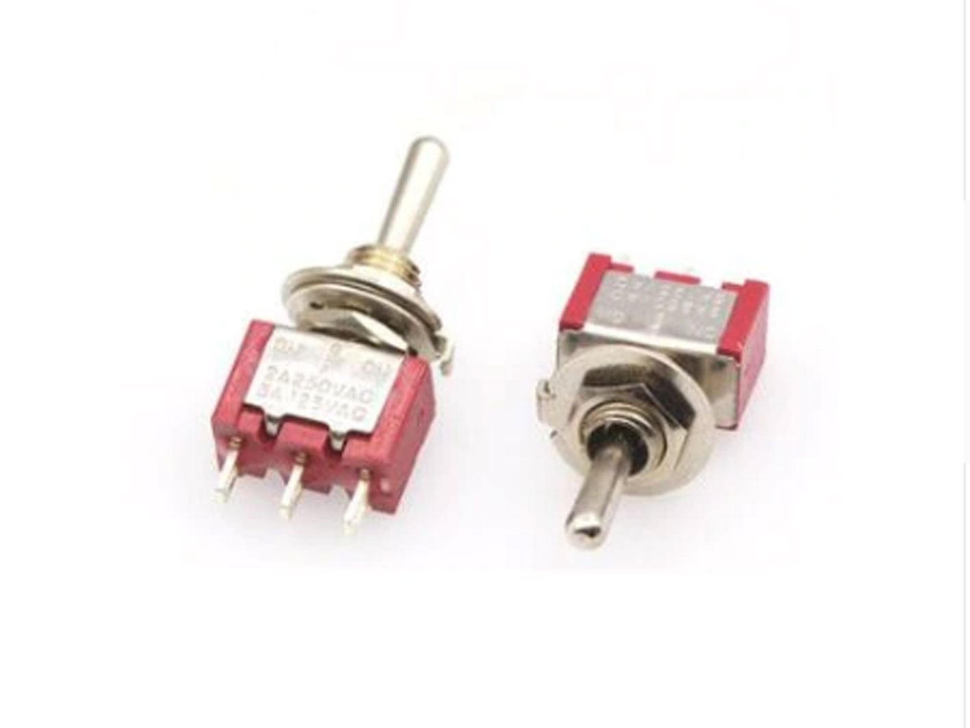 MTS-123 MINI CHAVE ALAVANCA 6MM (ON) OFF (ON) COM RETORNO 5