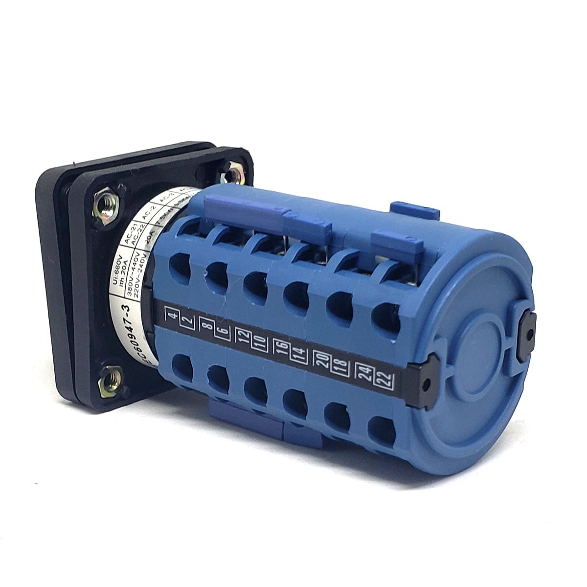 LW26-20A F/6 CHAVE ROTATIVA MOTOR DAHLANDER COM REVERSÃO