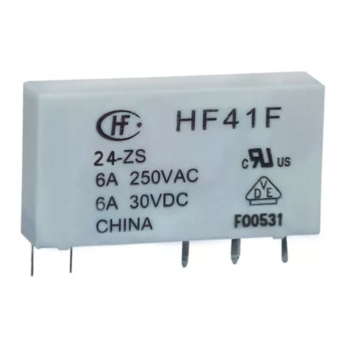HF41F 24-ZS 24VCA/CC MINI RELE P/ INTERFACE A RELE