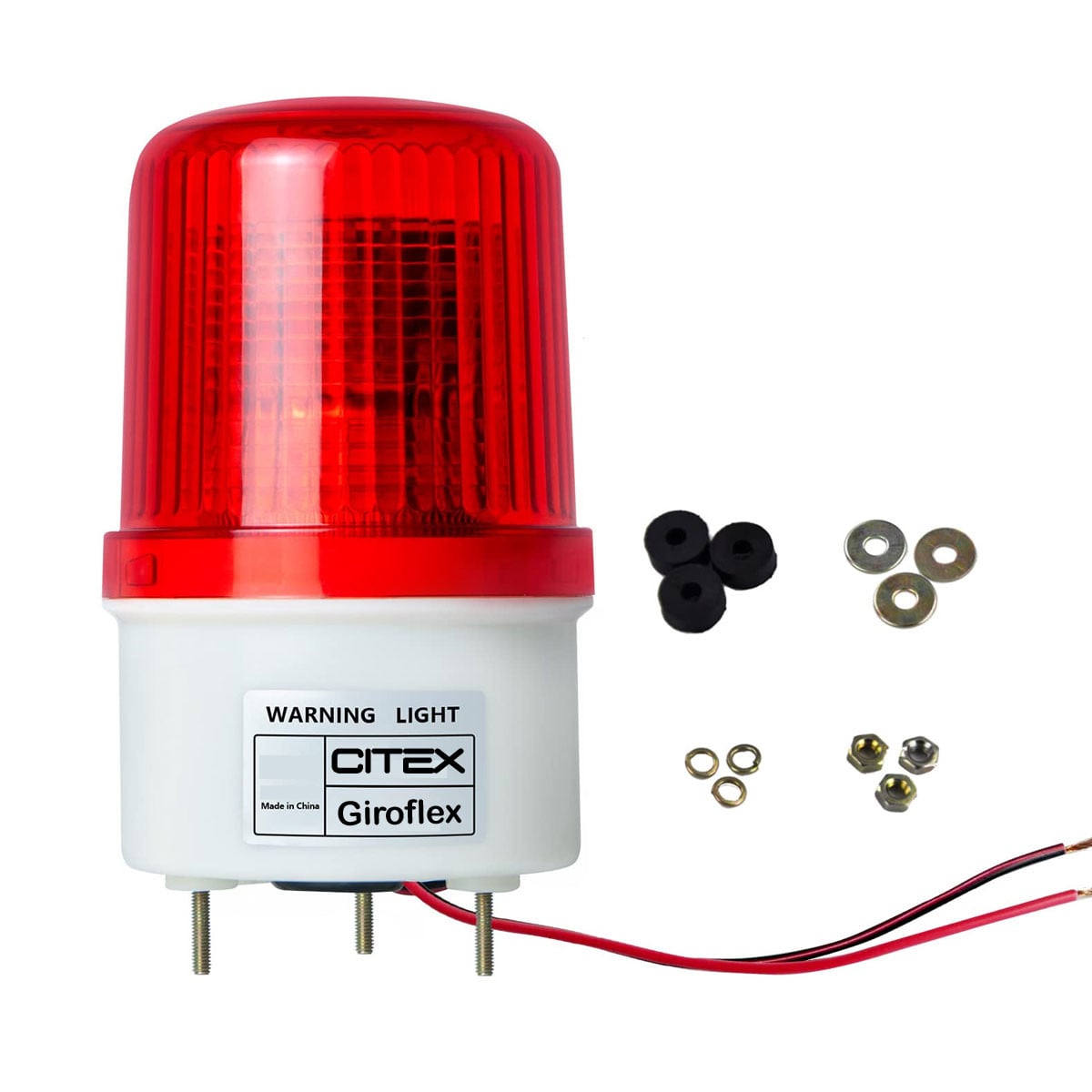 LTE-5104 24VCC/CA GIROLED GIROFLEX VERMELHO EFEITO GIRATÓRIO