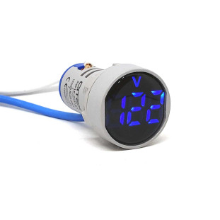 AD16-22DSV AZUL VOLTÍMETRO 20~500V 50/60HZ