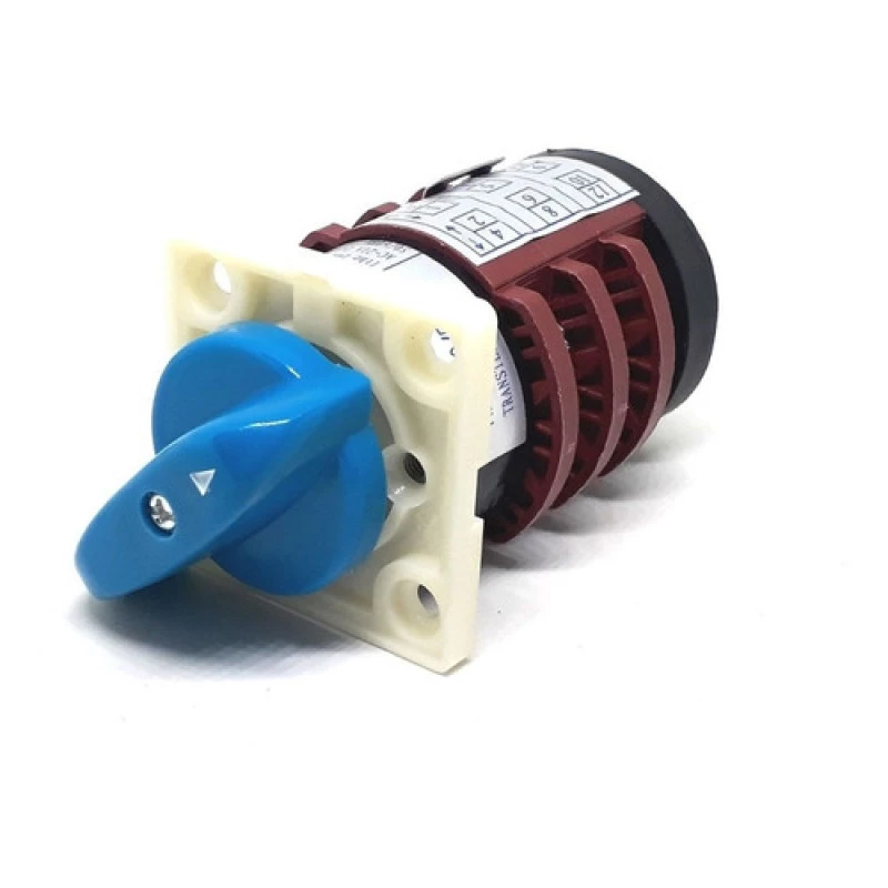 HZ8B-20/5/3C 6 POS. CHAVE ROTATIVA SELETORA DE CORRENTE