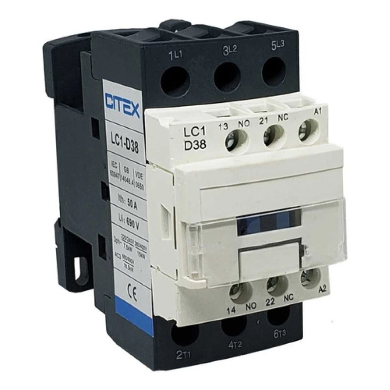 LC1D38 M7 220V 50/60HZ CONTATOR TRIPOLAR +1NA +1NF